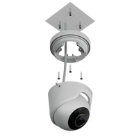 AJAX TurretCam 5 MP Security Camera | True WDR & AI Object Recognition | IP65 Rated | by Dicker Data