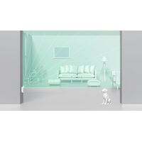 AJAX MotionProtect Curtain Wireless Sensor | Dual PIR Sensors | 15m Detection Distance | IP54 Rated | by Dicker Data