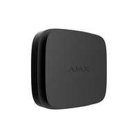 Wireless Heat Smoke CO Detector | Double-Spectrum Sensor | 10-Year Battery Life | Black | by Dicker Data