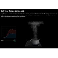 Wireless Heat Smoke CO Detector | Double-Spectrum Sensor | 85 dB Siren | by Dicker Data