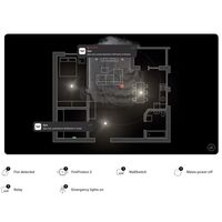 Wireless Heat and Smoke Detector | Double-Spectrum Optical Sensor | 85 dB Siren | by Dicker Data