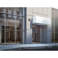 Wireless Outdoor Siren AJAX StreetSiren DoubleDeck Black | Adjustable 85-113 dB | IP54 Weatherproof | by Dicker Data