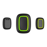 Wireless Alarm Button | Smart Panic Button with LED Backlight | IP55 Rated | by Dicker Data