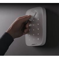 Wireless Security Keypad AJAX KeyPad Plus | Touch Sensitive | DESFire Technology | Up to 200 Codes | by Dicker Data