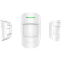 AJAX COMBIPROTECT PIR with Glass Break Detector | 12m Motion Detection | 9m Glass Break Detection | IP50 Rated | by Dicker Data