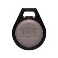 HID Proximity Keyfob III | Black with Grey Insert | Free Programming | by Dicker Data