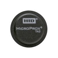 HID MICROPROX Adhesive Proximity Tag | Grey Color | Pre-Programmed for Convenience | by Dicker Data