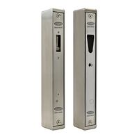 LOCKWOOD V-LOCK Glass Door Mount Kit | 900kg Adhesive Force | Includes Dress Plate | by Dicker Data