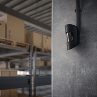 AJAX MotionProtect Plus Fibra Black | Dual Sensor Technology | 12m Detection Range | IP50 & IK04 Rated | by Dicker Data