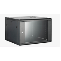 6U Rack Cabinet | Supports 40kg Load | Closeable Cable Channels | by Dicker Data