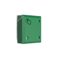 AJAX Manual Call Point Green Wireless | Resettable Element | LED Indicator | Tamper Alarm | by Dicker Data