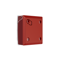 AJAX Manual Call Point Red Wireless | Resettable Frangible Element | LED Status Indicator | Tamper Alarm | by Dicker Data