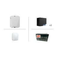 Ajax Alarm Upgrade Kit | MultiTransmitter for 18 Zones | Instant Alarm Delivery | Free 12VDC 7AH SLA Battery | by Dicker Data