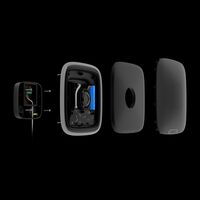 AJAX StreetSiren Fibra Black | Adjustable 85-113 dB | IP54 Rated | by Dicker Data