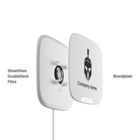 AJAX StreetSiren DoubleDeck Fibra Wired Security Siren | Adjustable 85-113 dB | IP54 Rated | by Dicker Data