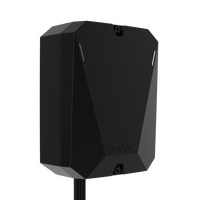 AJAX Multitransmitter Fibra Black | 18 Wired Zones | NC, NO, EOL Compatibility | IP40 Rated | by Dicker Data