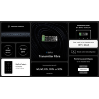 AJAX Transmitter Fibra | Connects Third-Party Devices | 15 Event Types | Secure Two-Way Communication | by Dicker Data