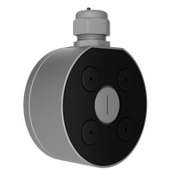 AJAX Camera Junction Box | Waterproof Aluminum ADC12 | PG21 Cable Gland | by Dicker Data