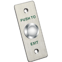 Access Control Exit Button | Durable Aluminum Alloy | Reliable Metal Button | 2-Year Warranty | by Dicker Data