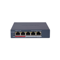4 Port Managed PoE Switch | 60W Power Budget | 1 Uplink Port | by Dicker Data