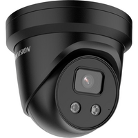 8MP Strobe Audio Turret Camera | 30m IR Range | Built-in Microphone | Black | by Dicker Data