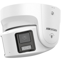8MP Dual Lens Strobe Audio Turret Camera | 30m IR Range | ColorVu Technology | by Dicker Data