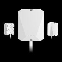AJAX HUB HYBRID (4G) FIBRA WHITE | Supports 100 Devices | Dual Micro-SIM | IP30 Rated | by Dicker Data