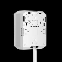 AJAX HUB HYBRID (4G) FIBRA WHITE | Supports 100 Devices | Dual Micro-SIM | IP30 Rated | by Dicker Data