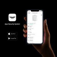 AJAX HUB HYBRID (4G) FIBRA WHITE | Supports 100 Devices | Dual Micro-SIM | IP30 Rated | by Dicker Data