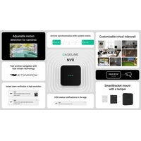 16CH H.265 ONVIF NVR | 4K Resolution | Motion Detection | IP20 Rated | by Dicker Data