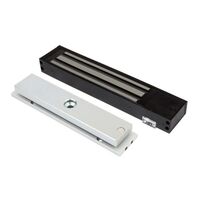 Electromagnetic Single Maglock | 280kg Holding Force | Monitored with LED Status | Slim Black Design | by Dicker Data