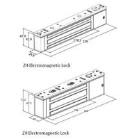 Single Maglock Monitored 12/24VDC | 250kg Holding Force | Fail-Safe Design | Silent Operation | by Dicker Data