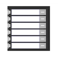 HIKVISION Intercom KD-KK G2 Nametag Module | 6 Buttons | IP65 Rated | Modular Design | by Dicker Data
