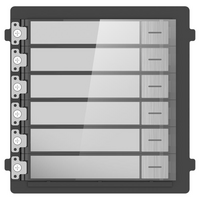 HIKVISION Intercom KD-KK-S G2 Nametag Modular | IP65 Rated | Stainless Steel | 6 Buttons | by Dicker Data