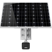 HIKVISION Solar ANPR 4MP Bullet Camera Kit | 80W Solar Panel | Vari-focal 8-32mm Lens | IR 50M Range | by Dicker Data