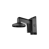 HIKVISION Black Wall Mount | Durable Aluminum Alloy | Integrated Junction Box | Sleek Design | by Dicker Data