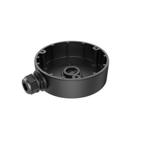 HIKVISION 1280ZJ-DM8 Black Junction Box | Durable Aluminum Alloy | Weather-Resistant Design | by Dicker Data