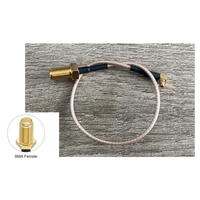 MMCX to SMA Female Adaptor | RG316 Cable | 100mm Length | by Dicker Data