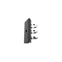 HIKVISION Horizontal Pole Mount | Durable Stainless Steel | Black Finish | by Dicker Data