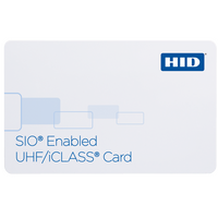 HID UHF+ICLASS Card 32K | Dual Technology | Password Protected | Secure Identity Object® | @Pack of 100 | by Dicker Data