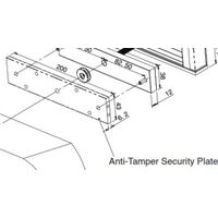 Anti-Tamper Plate for EM3500 Series | High-Strength Material | Prevents Tampering | by Dicker Data