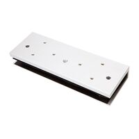 Glass Door U-Bracket for 12mm Glass | EM5700 Lock Compatible | Includes Dress Plate | by Dicker Data