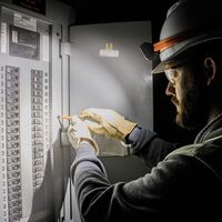 Rechargeable Headlamp with Silicone Strap, 400 Lumens, All-Day Runtime