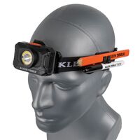 Rechargeable 2-Colour LED Headlamp with Adjustable Strap