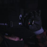 Rechargeable 2-Colour LED Headlamp with Adjustable Strap