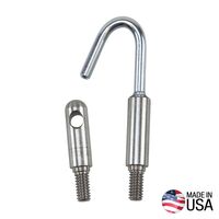 Single Hook and Bullet Fish Rod Attachment