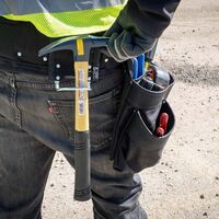 Electrician's Padded Tool Belt/Pouch Combo, 11-Pocket, 4-Piece, L