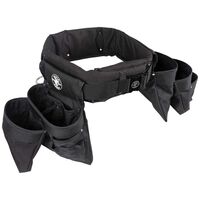 Electrician's Padded Tool Belt/Pouch Combo, 11-Pocket, 4-Piece, L