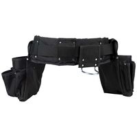 Electrician's Padded Tool Belt/Pouch Combo, 27-Pocket, 4-Piece, L