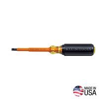Insulated Screwdriver, 0.6 cm Cabinet, 10 cm Round Shank